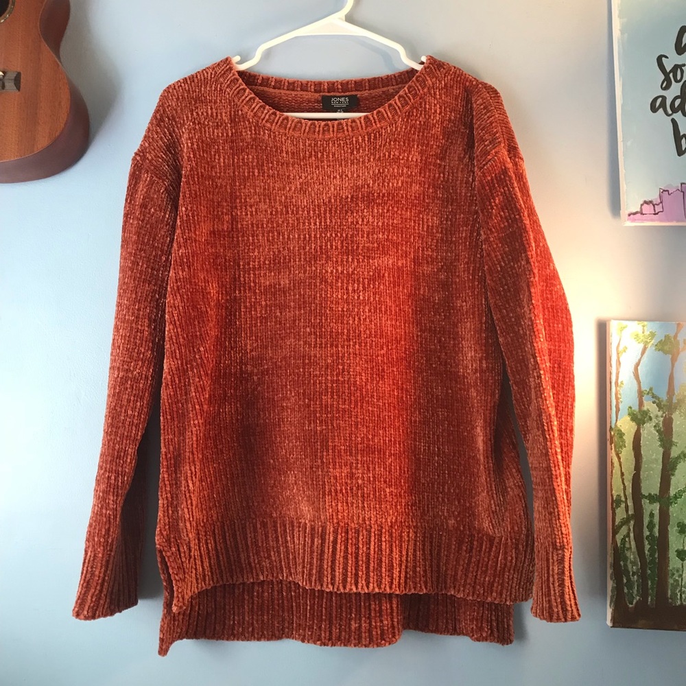 Never worn jones new york orange sweater